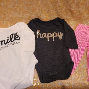 🖤🤍💗lot of 3